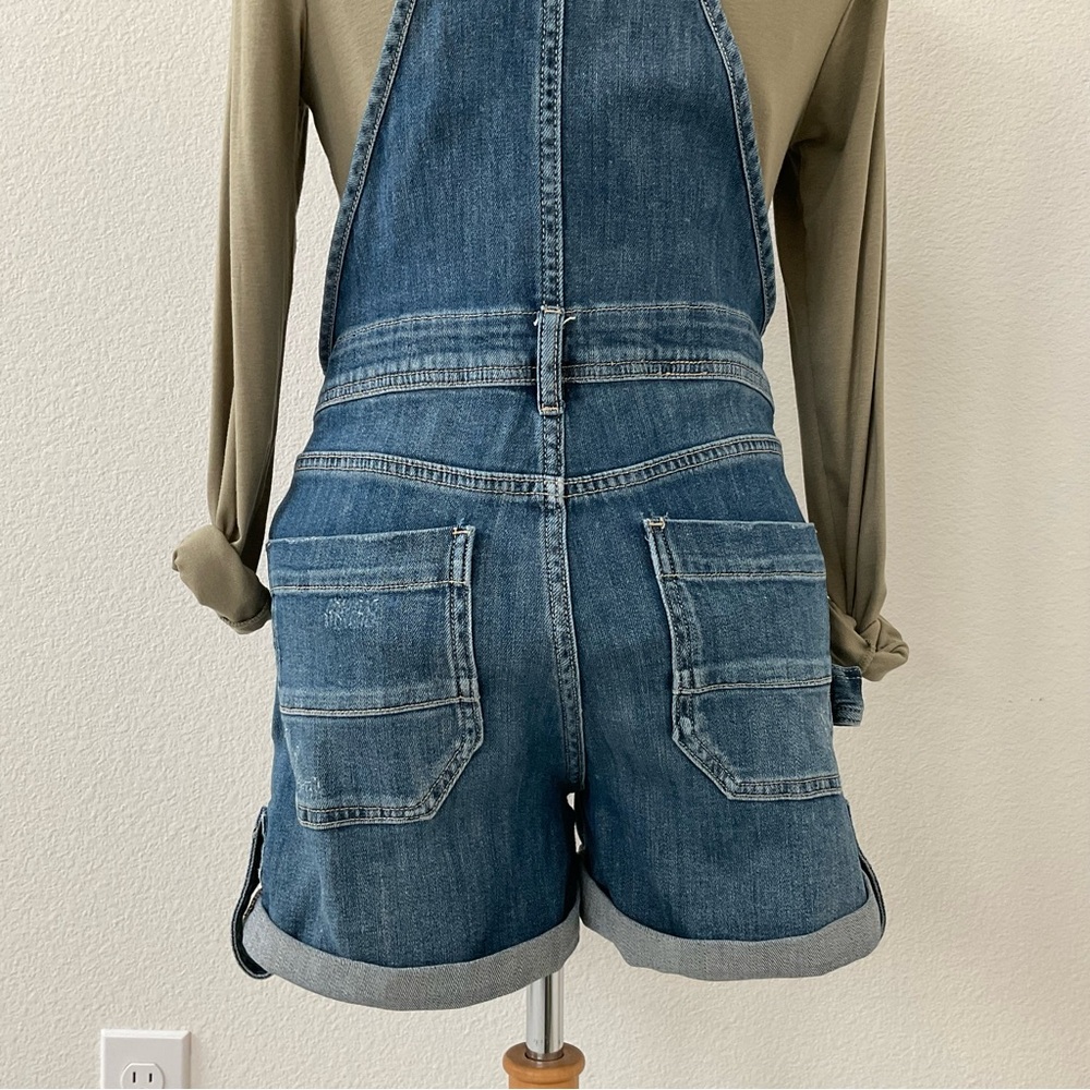 Anthropologie Pilcro Everyday Denim Short Overalls Size 25 - Picture 4 of 16